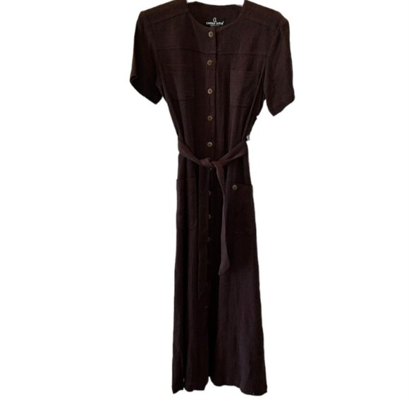 NWT Carole Little Pebble Beach Texture Maxi-Dress  Size 4 - Picture 1 of 9